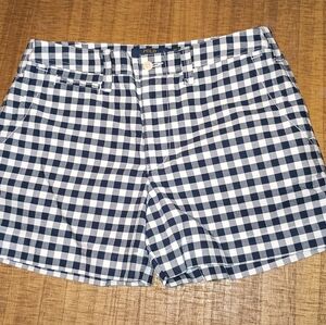 Polo by Ralph Lauren Women's Plaid Blue and White Check Shorts Size 8  NWOT